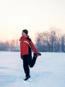 MER - stretch before and after skiing