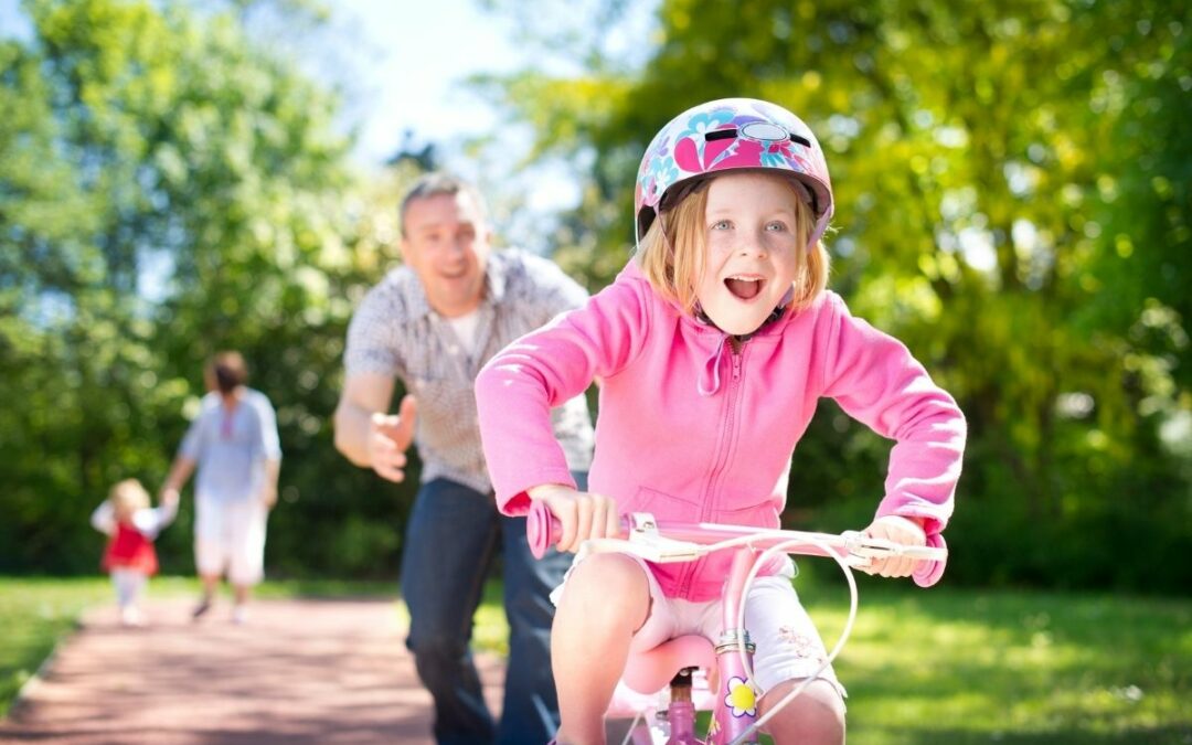 Helping a Kid Learn to Ride a Bike