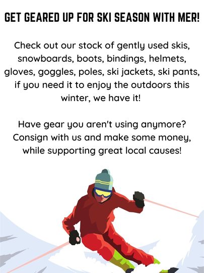 MER Nov 22 Ski Gear MER Nov 22 ski gear notice