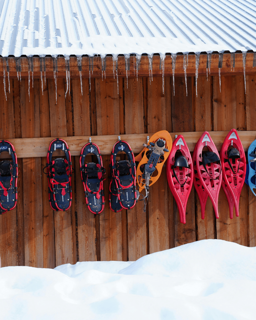 snowshoes for winter layering adventures