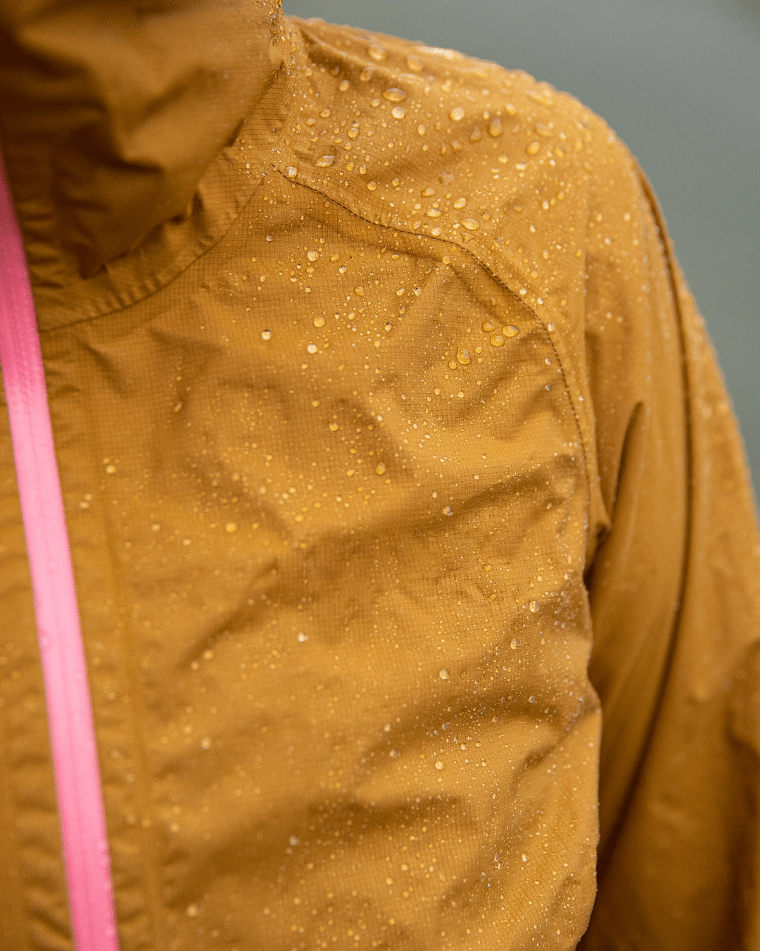 good waterproof jacket with droplets beading